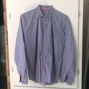 Men’s designer casual slim fit button down shirt